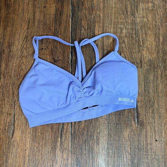 Aurola periwinkle strappy sports bra - Picture 1 of 2